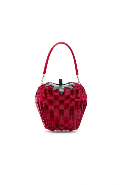 House Of Harlow 1960 X Revolve Rouge Basket Bag In Red