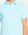 Polo Ralph Lauren Men's Custom Slim Fit Mesh Polo In Hammond Blue