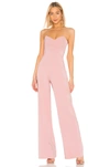 Nookie Bisous Jumpsuit In Dusty Pink