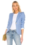 Smythe Classic Duchess Blazer In Blue