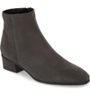 Aquatalia Fuoco Water Resistant Bootie In Grey Suede