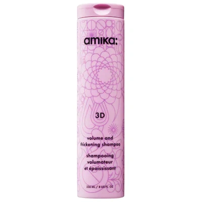 Amika 3d Volume And Thickening Shampoo 8 oz/ 236 ml