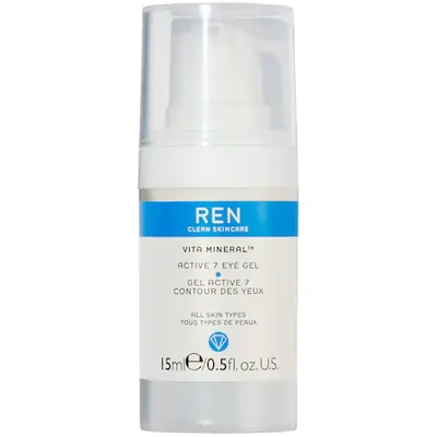 Ren Clean Skincare Vita Mineral&trade; Active 7 Eye Gel 0.5 oz/ 15 ml