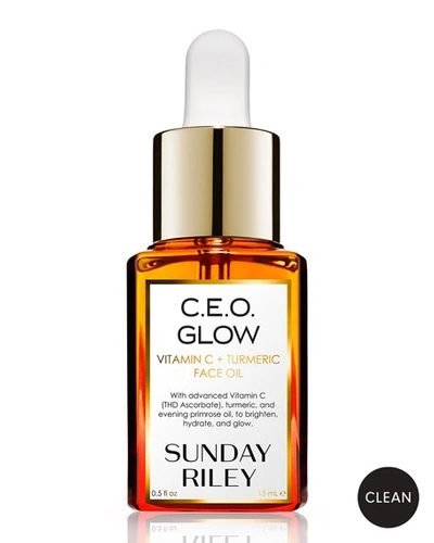 Sunday Riley C. E.o Glow Vitamin C + Turmeric Face Oil 0.5 oz/ 15 ml