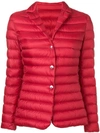 Moncler Quilted Blazer In Red