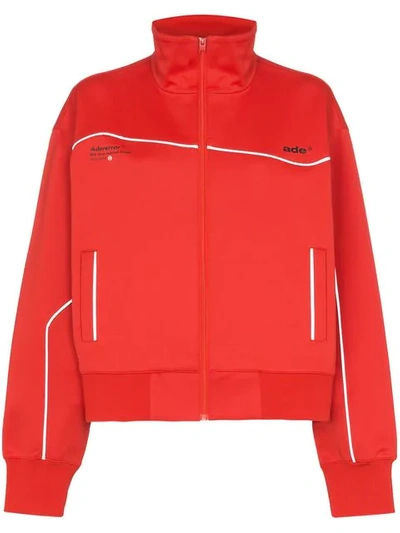 Ader Error Oversized Track Jacket In Red