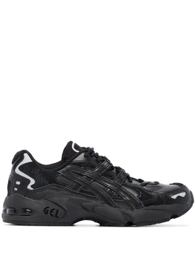 Asics Kayano 5 Og Leather & Suede Trainers In Black