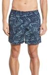 Patagonia Baggies 5-inch Swim Trunks In Rain Fern Reverse Dam Blue