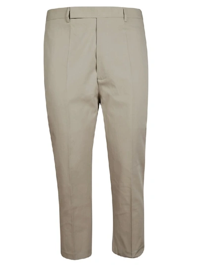 Rick Owens Rip Stop Trousers In Oyster