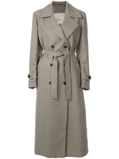 Giuliva Heritage Collection The Christie Trench Coat In Brown