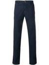 Incotex Slim Fit Chinos In Blue