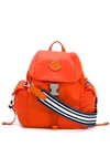 Moncler 'dauphine' Rucksack In Orange