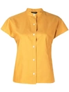 Theory Structured Shirt In Orange