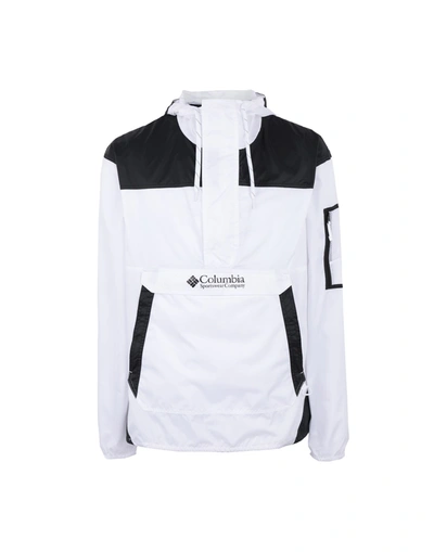 Columbia Jackets In White