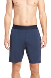 Tommy John Second Skin Sleep Shorts In Dress Blues