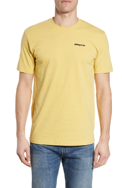 Patagonia Responsibili-tee T-shirt In Surfboard Yellow