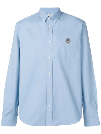Kenzo Tiger Logo Shirt - Blue