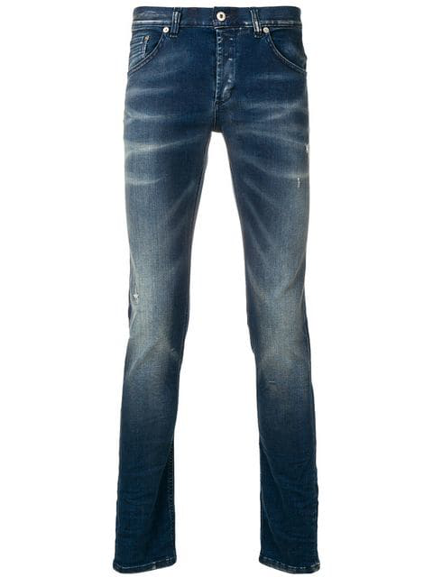 Dondup George Skinny Fit Jeans In Blue | ModeSens