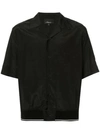 3.1 Phillip Lim / フィリップ リム Ribbed Hem Souvenir Shirt In Black