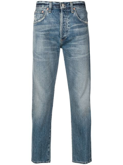 Citizens Of Humanity Stonewashed Slim In Blue | ModeSens