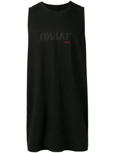 Ben Taverniti Unravel Project Oversized Tank Top In Black