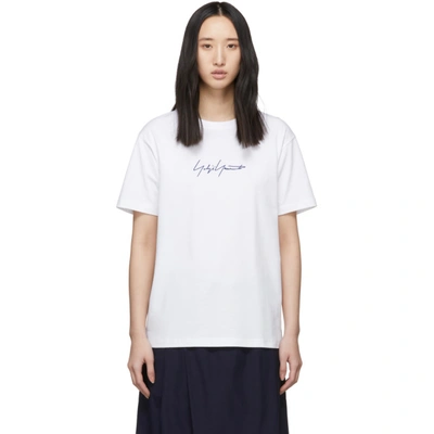 Yohji Yamamoto White New Era Edition Cotton T-shirt In 1 White