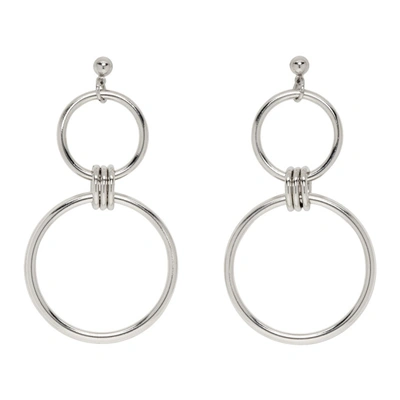 Justine Clenquet Silver Alice Earrings