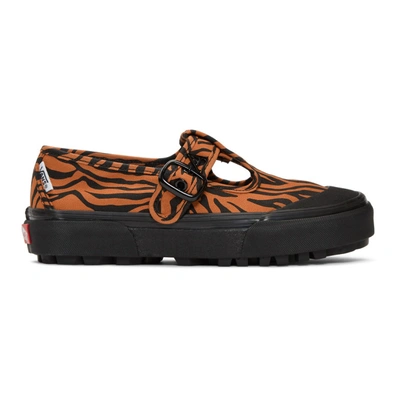 Ashley Williams Orange And Black Vans Edition Style 93 Trainers In Tiger/black