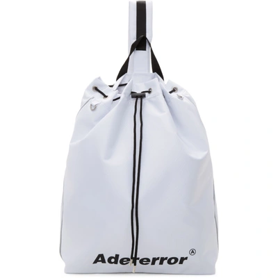 Ader Error White Arrow Cross Backpack In Sc2 White
