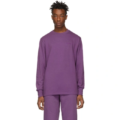 AIMÉ LEON DORE AIME LEON DORE PURPLE LOGO LONG SLEEVE T-SHIRT 