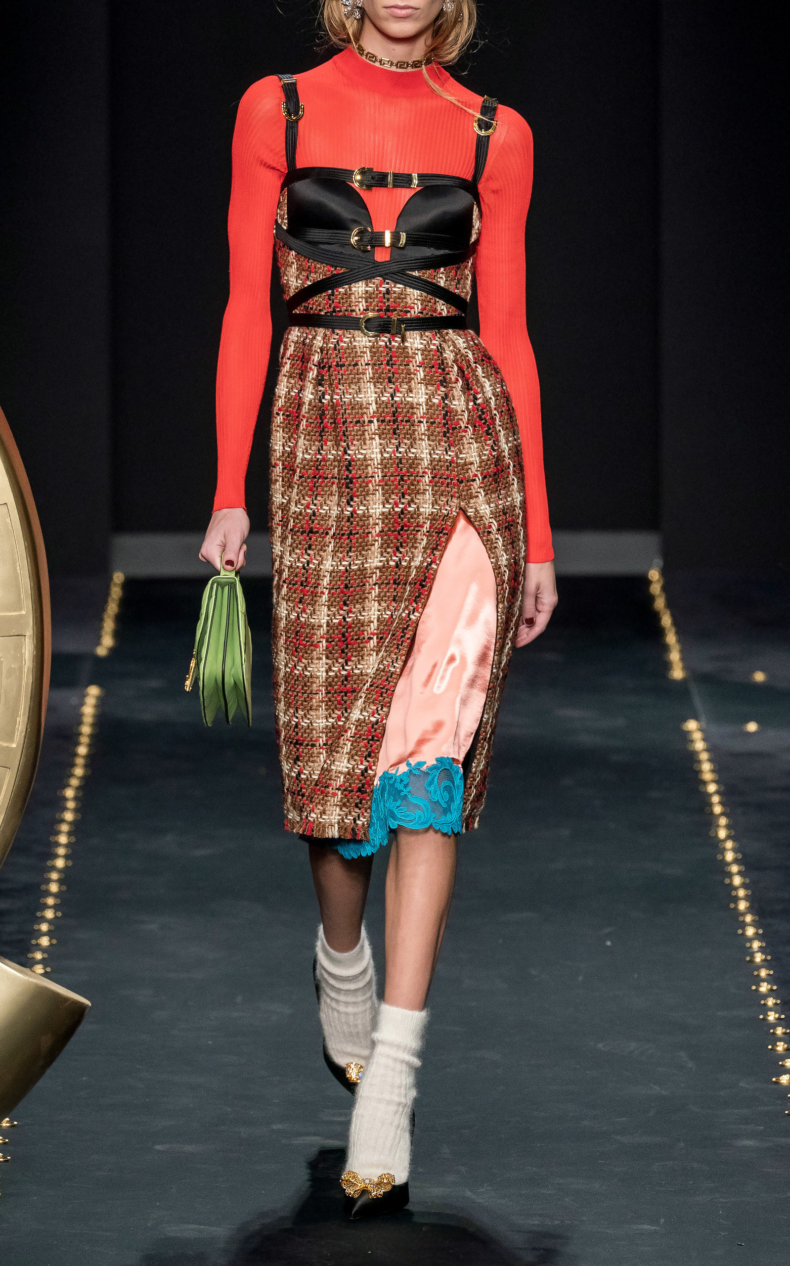 versace corset dress