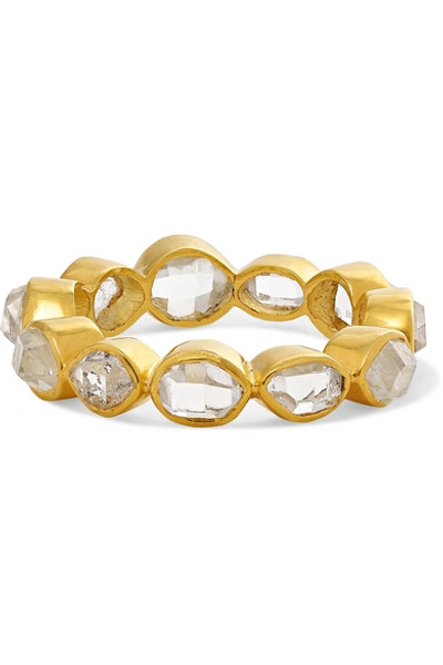 Pippa Small Crystallinity 18-karat Gold Herkimer Diamond Ring