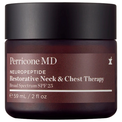 Perricone Md Neuropeptide Restorative Neck & Chest Therapy Spf 25, 59ml In Colorless