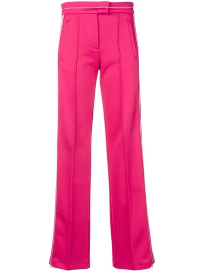 Pinko Zip Track Pants In Pink