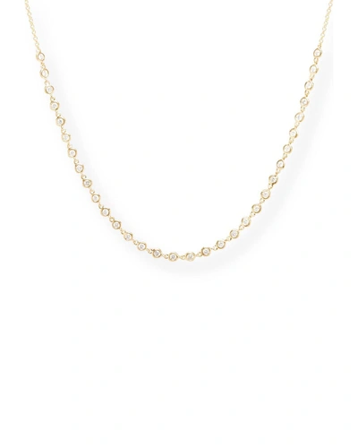 Zoë Chicco 14k Diamond Tennis Choker Necklace In Gold