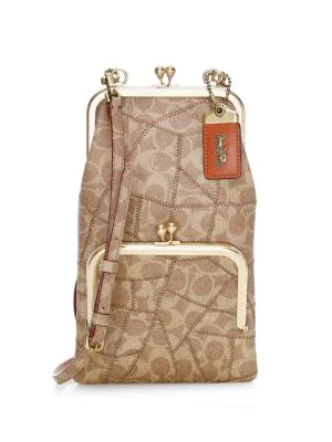 coach double frame crossbody