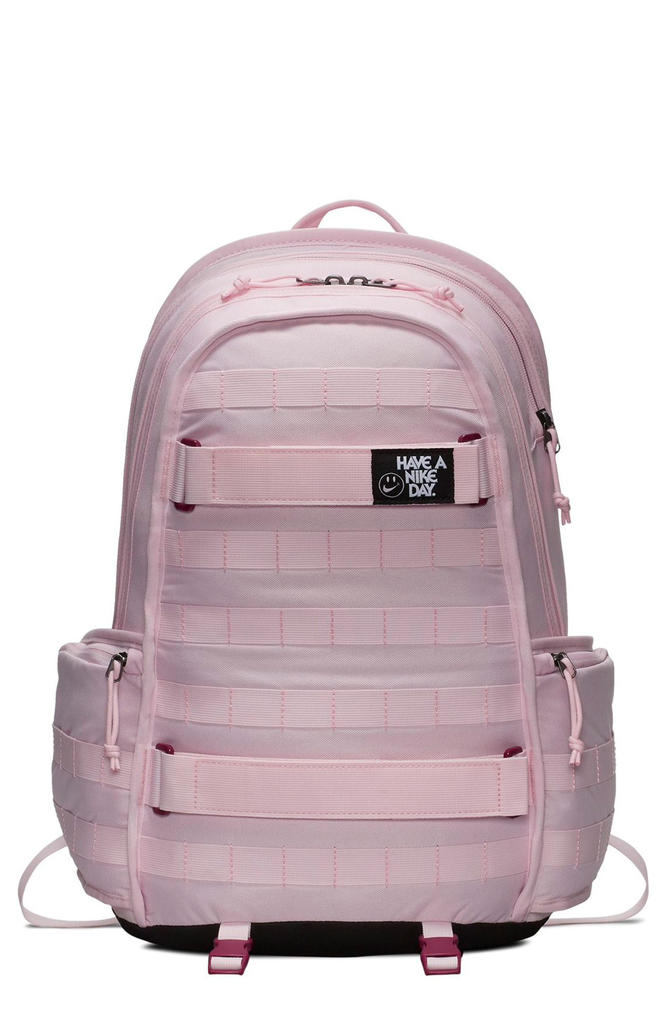 floral pink backpack