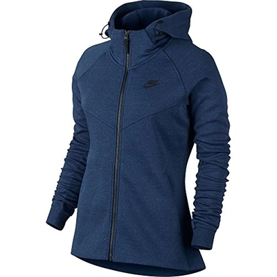 Nike Sportswear Tech Fleece Longsleeve Full Zip Women's Hoodie Blue/black  842845-423 | ModeSens