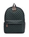 Mz Wallace Metro Backpack In Grove Green/gold