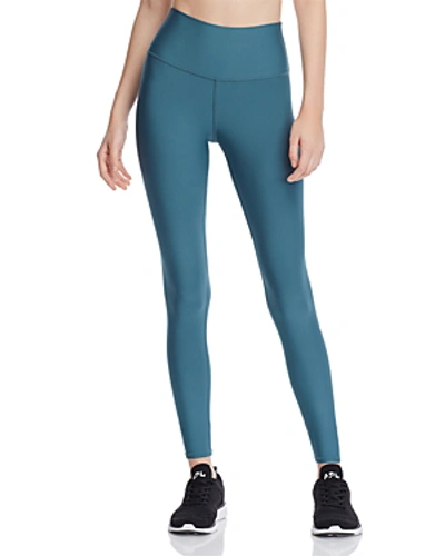 Alo Yoga High-waist Tech Lift Airbrush Leggings In Seagrass