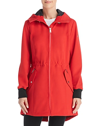 Calvin Klein Windbreaker Jacket In Red Apple