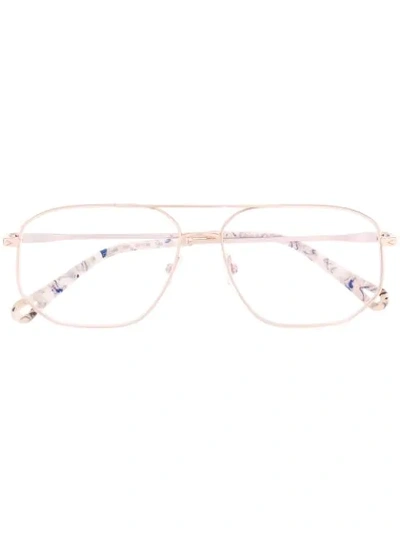 Chloé Rectangle Glasses In Neutrals