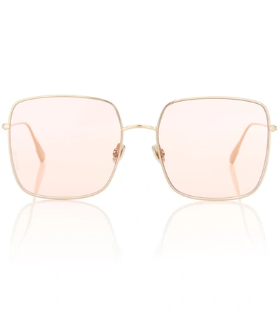 Dior Women's Stellaire Oversized Square Sunglasses, 59mm In Gold