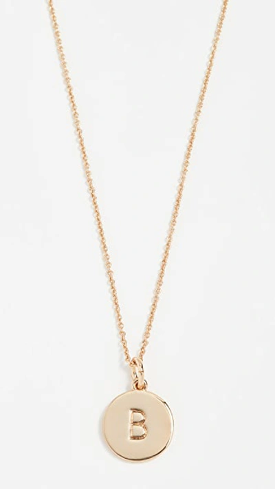 Kate Spade 'one In A Million' Initial Pendant Necklace In Gold