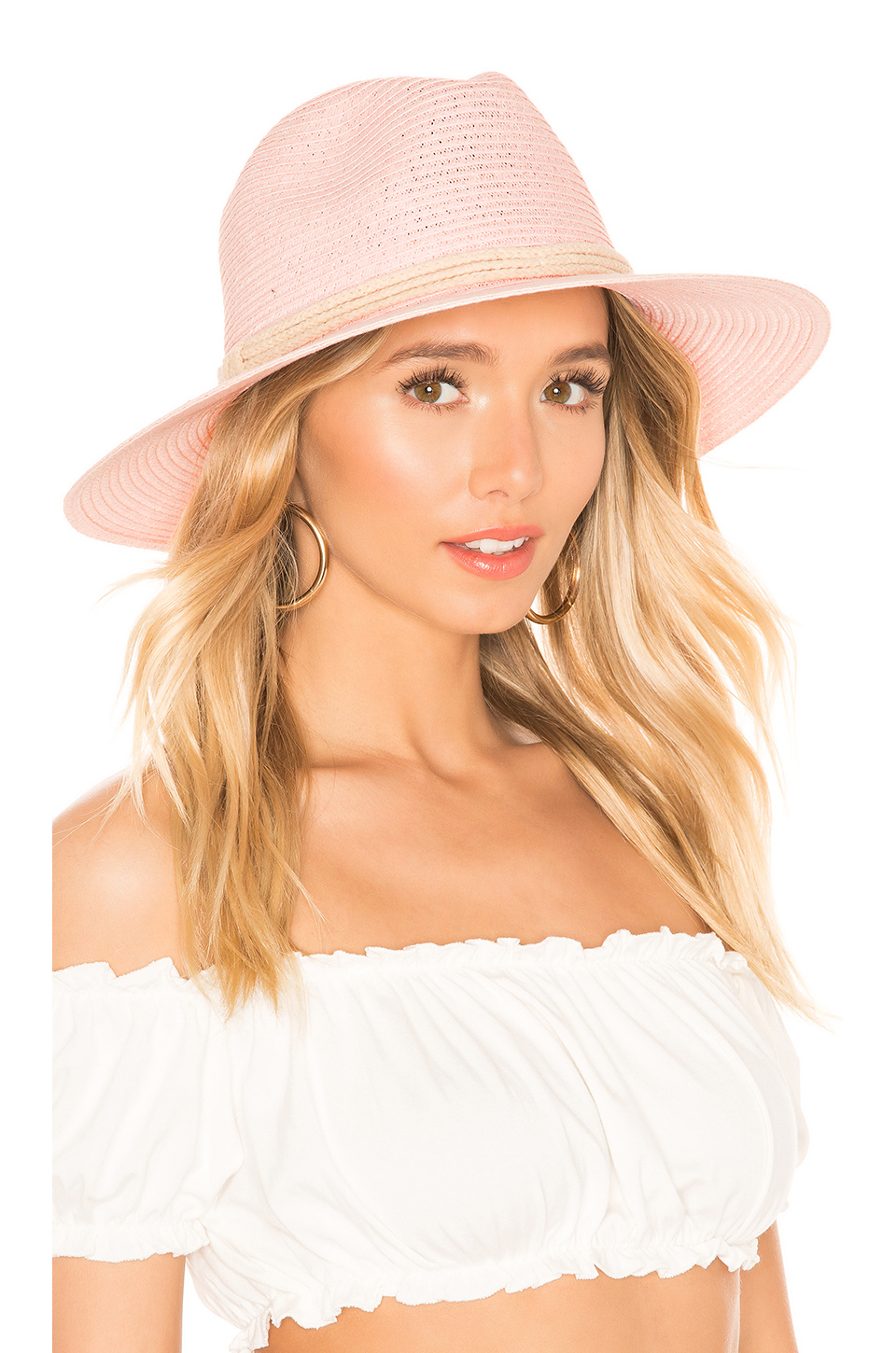 Ale By Alessandra Mariella Hat In Blush. ModeSens