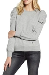 Rebecca Minkoff Janine Sweatshirt In Heather Grey