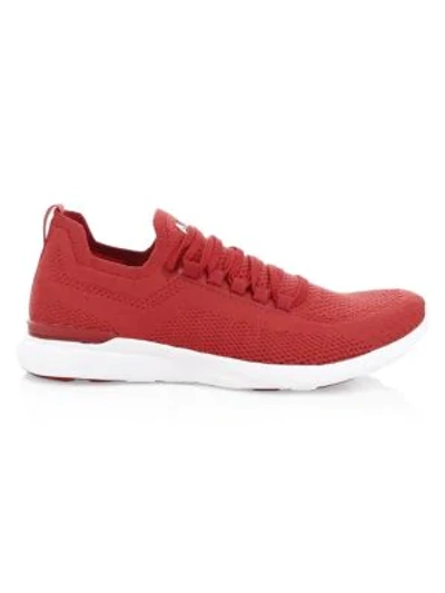 Apl Athletic Propulsion Labs Men's Men's Techloom Breeze Bliss Strap Sneakers In Red