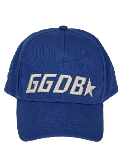 Golden Goose Ggdb Logo Cap In Blue