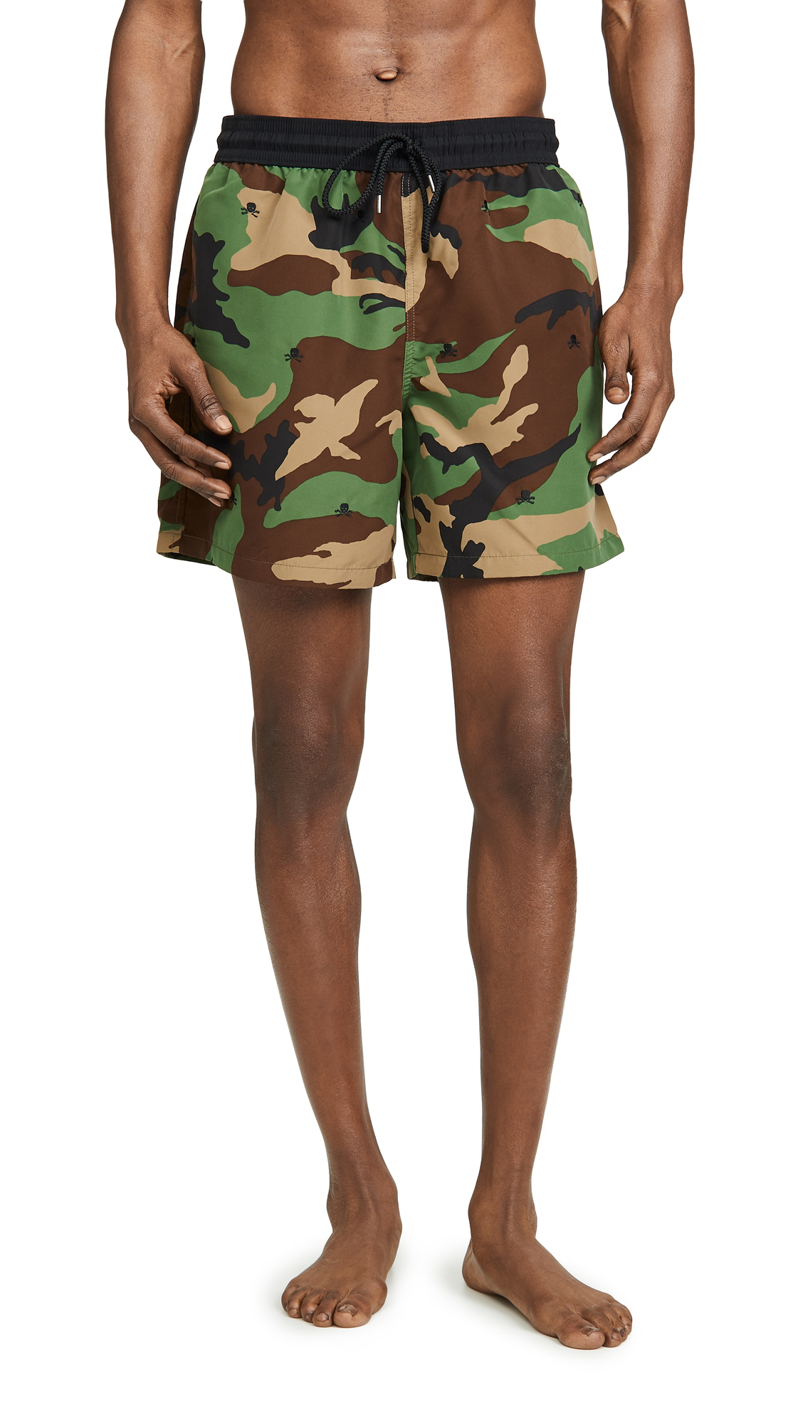 polo camo swim trunks