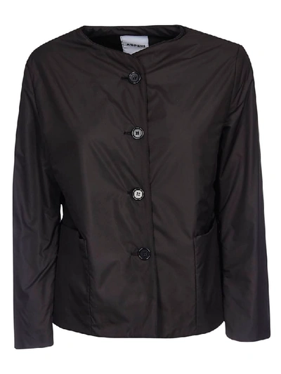 Aspesi Button-up Jacket In Black